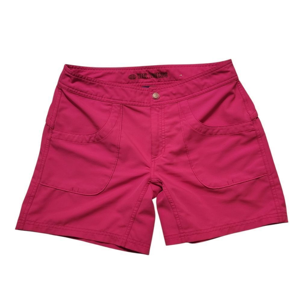 Reel Legends Women's Bright Pink Cargo Shorts